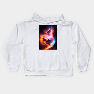 Cosmic Whirlwind: Enchanted Chaos Kids Hoodie